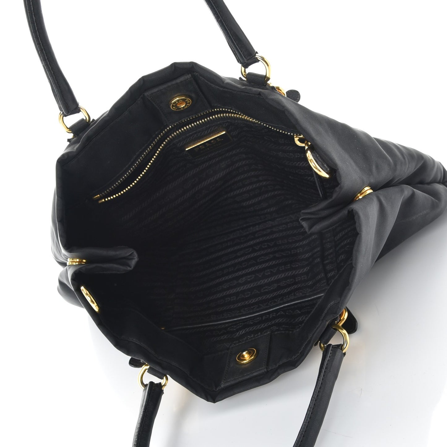 Tessuto Nylon Tote Nero Black