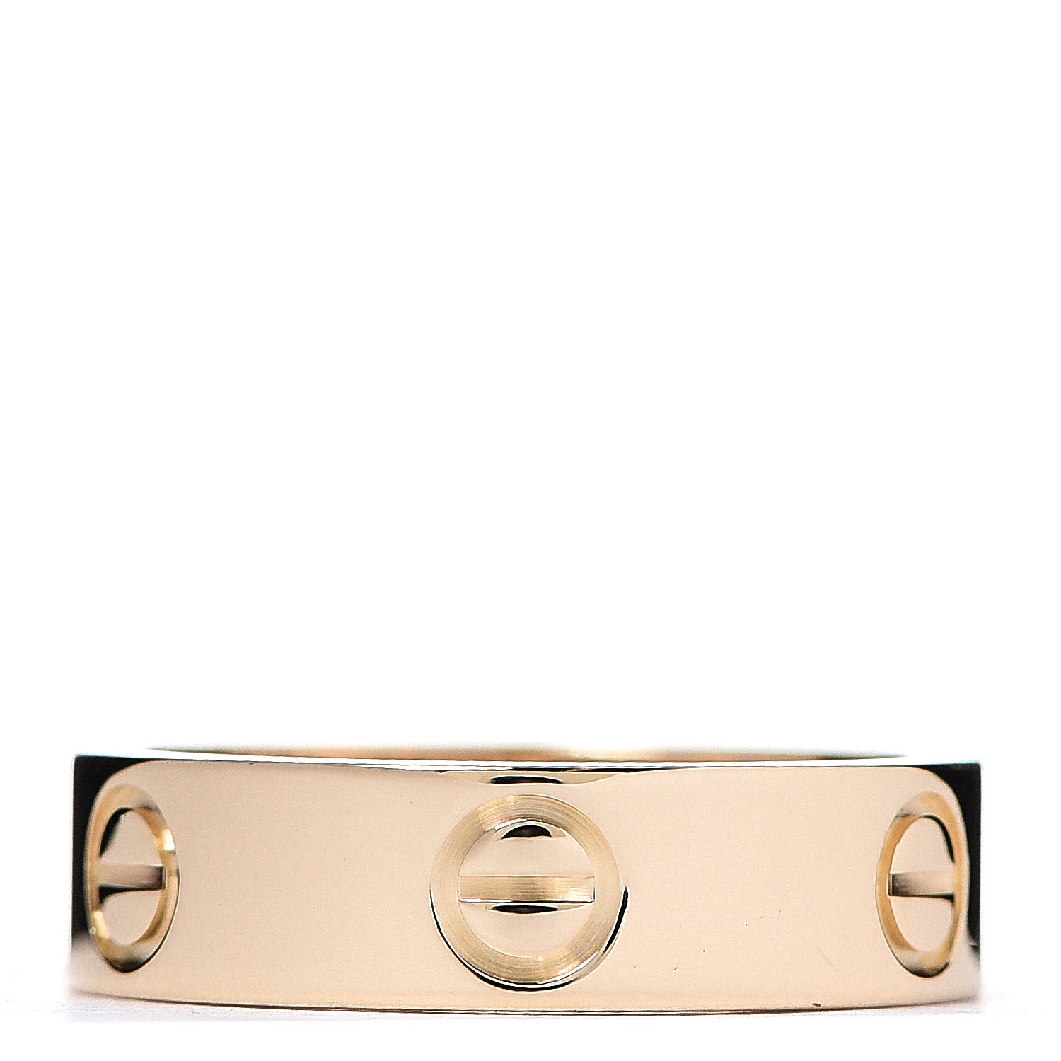 Cartier 18K Yellow Gold 5.5mm LOVE Ring 54 6.75 1 of 3