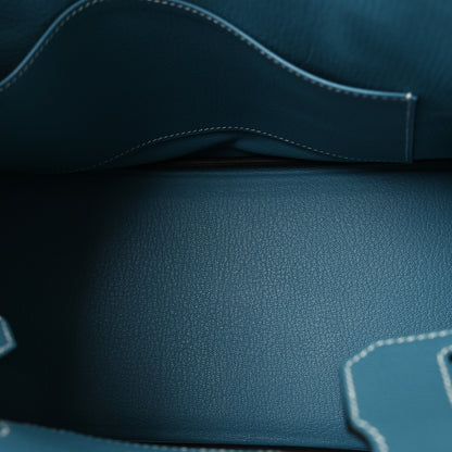 Hermes Togo Birkin 30 New Bleu Jean 4 of 11