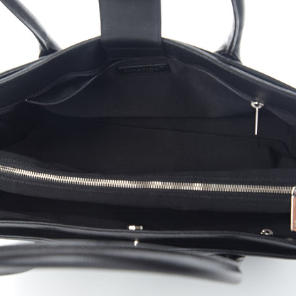 Chanel Calfskin Cerf Shopper Tote Black 4 of 7