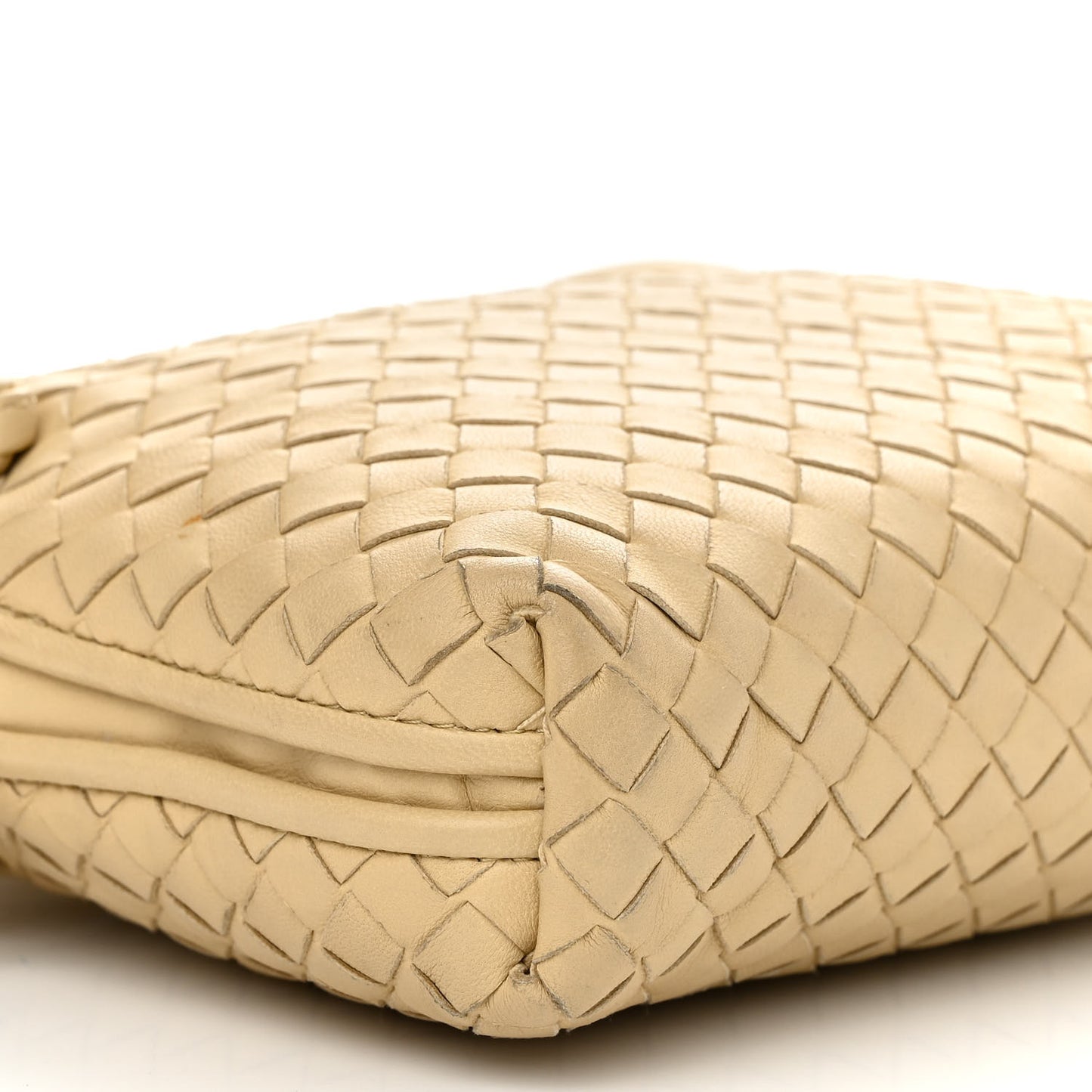 Nappa Intrecciato Nodini Crossbody Messenger Mink