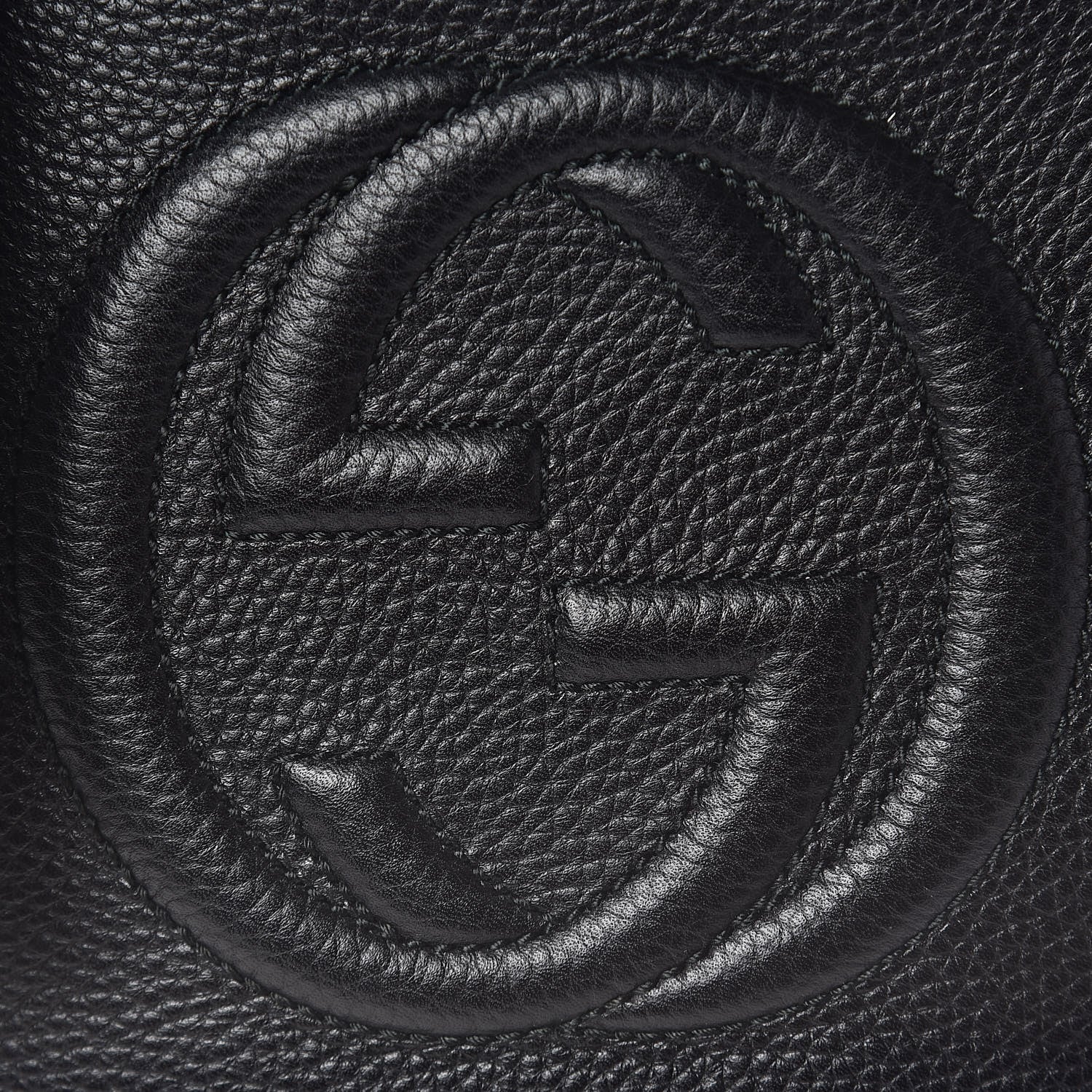 Gucci Pebbled Calfskin Small Soho Disco Bag Black 11 of 12