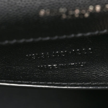 Saint Laurent Grain De Poudre Medium Classic Monogram Monochrome Kate Satchel Black 7 of 10