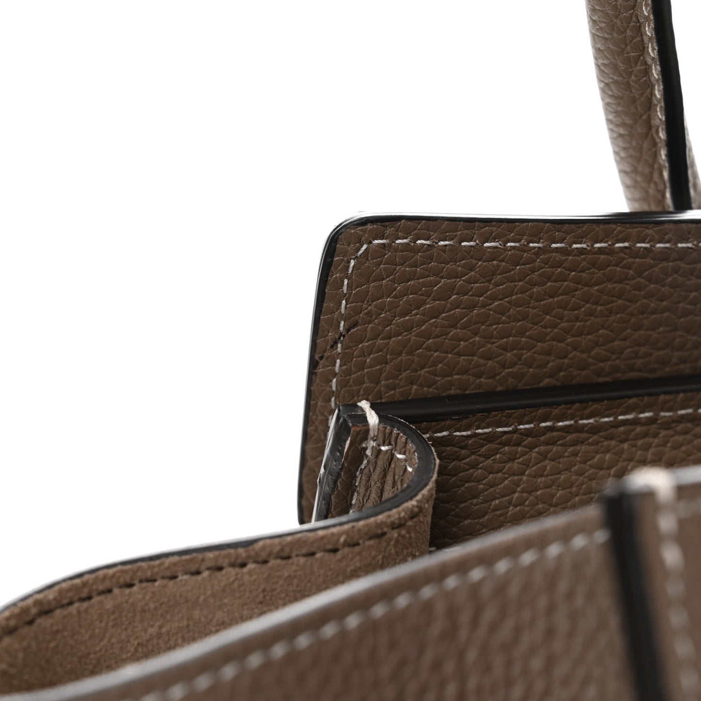 Drummed Calfskin Micro Luggage Souris