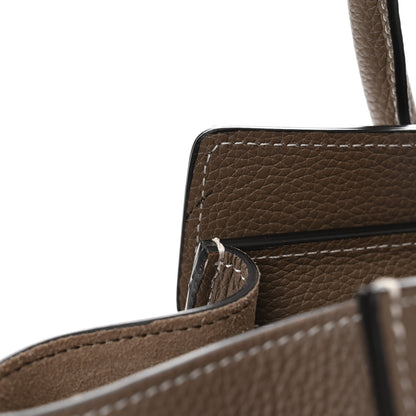 Celine Drummed Calfskin Micro Luggage Souris 12 of 13