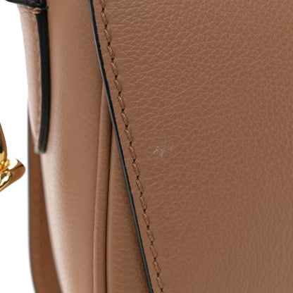Versace Grained Calfskin La Medusa Chain Clutch Bag Brown 11 of 11