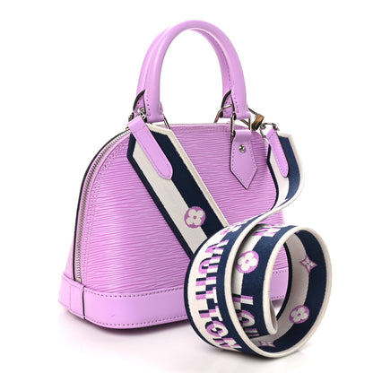 Louis Vuitton Epi Jacquard Alma BB Lilac 3 of 10