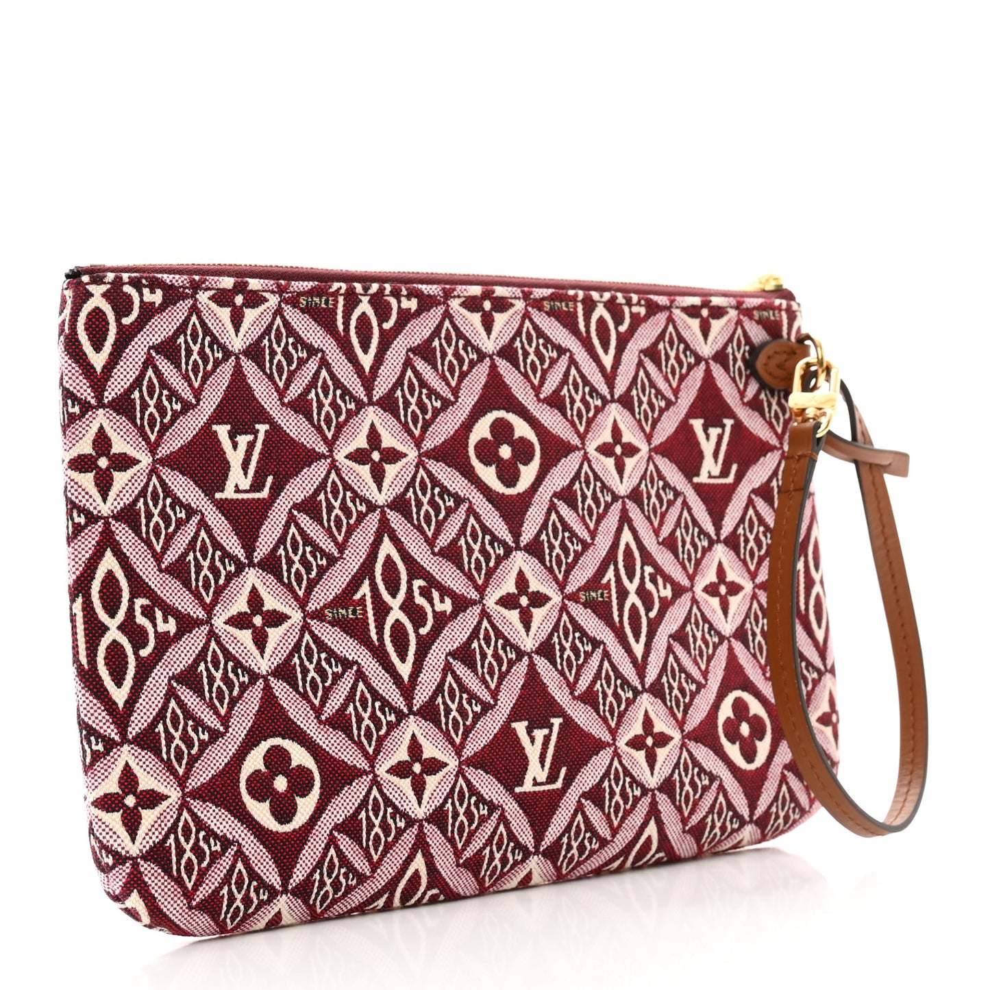 Jacquard Since 1854 Neverfull MM GM Pochette Bordeaux