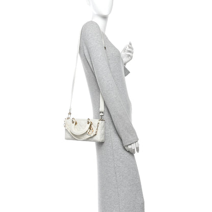 Christian Dior Lambskin Cannage Small Lady D-Joy Latte 2 of 10