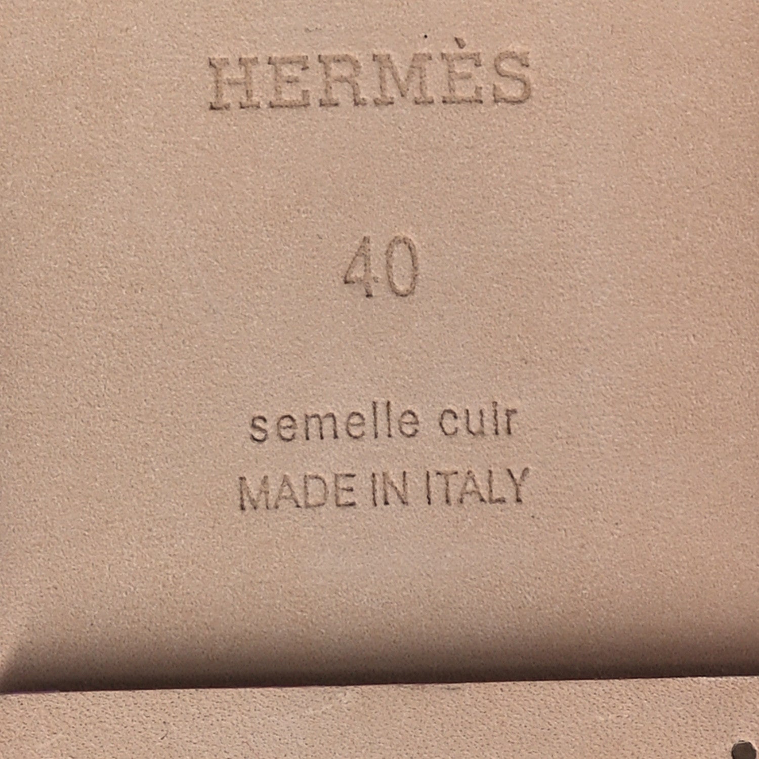 Hermes Calfskin Oran Sandals 40 Bruyère 7 of 9