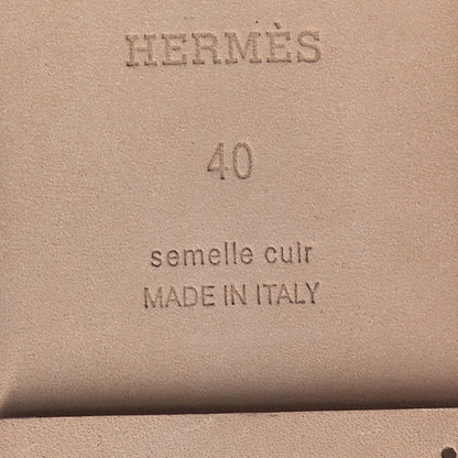 Hermes Calfskin Oran Sandals 40 Bruyère 7 of 9
