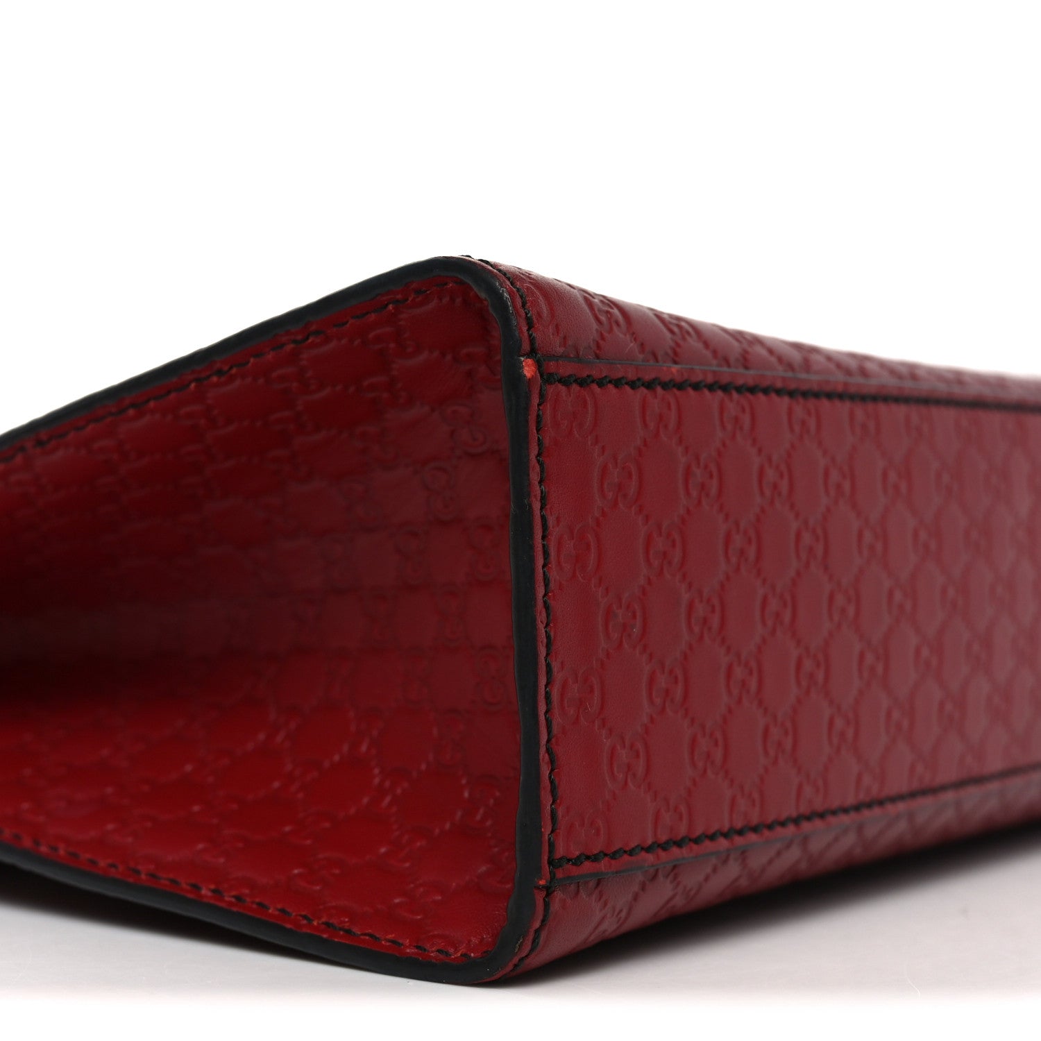 Gucci Microguccissima Medium Emily Chain Shoulder Bag Red 9 of 12
