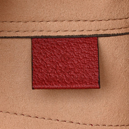 Gucci GG Supreme Monogram Flora Web Large Ophidia Tote Red 7 of 12