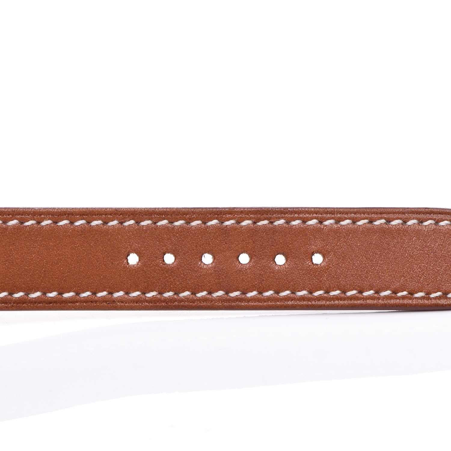 Hermes Stainless Steel Barenia 21mm Heure H Hour Double Tour Quartz Watch Fauve 6 of 13