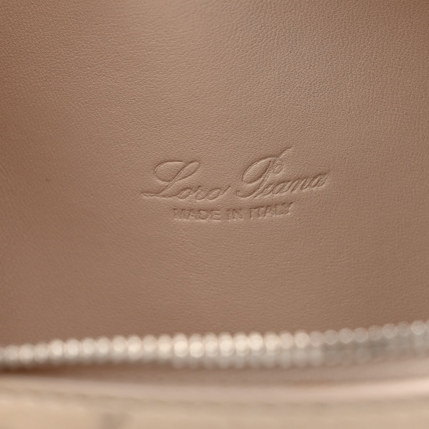 Loro Piana Ostrich L19 Extra Pocket Pouch Light Travertine 6 of 12