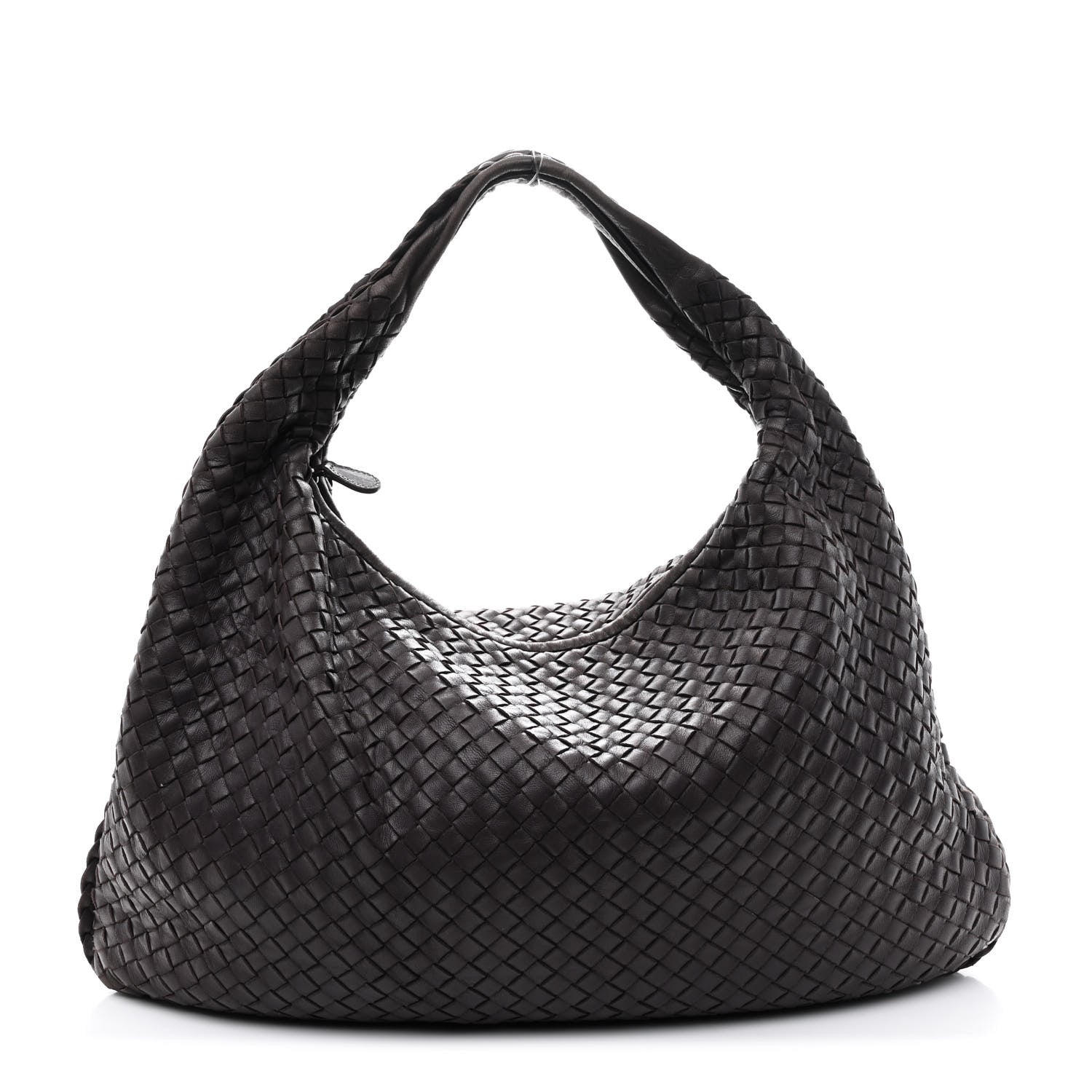 Bottega Veneta Nappa Intrecciato Large Veneta Hobo Ebano 1 of 10