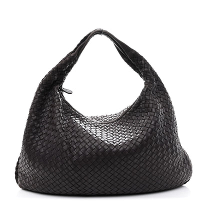 Bottega Veneta Nappa Intrecciato Large Veneta Hobo Ebano 1 of 10