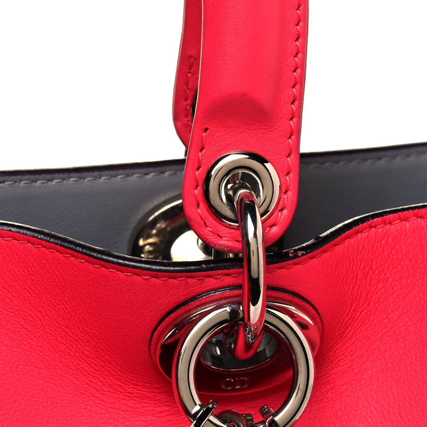 Smooth Calfskin Medium Diorissimo Tote Fuchsia
