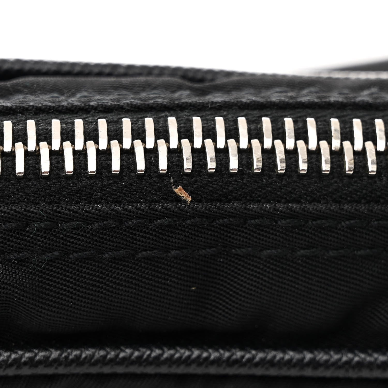 Prada Nylon Vela Saffiano Shoulder Bag Black 11 of 11