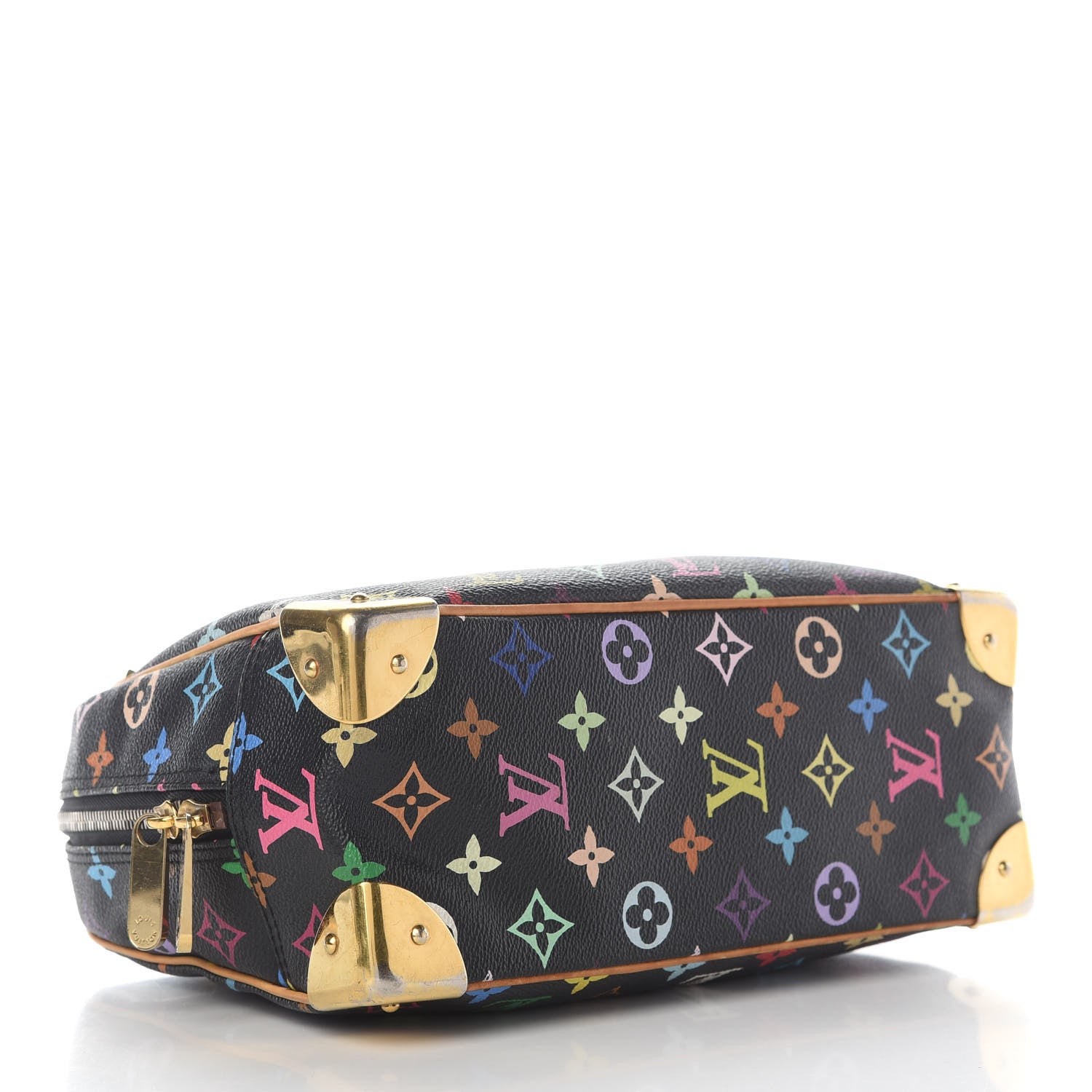 Louis Vuitton Monogram Multicolor Trouville Black 3 of 15