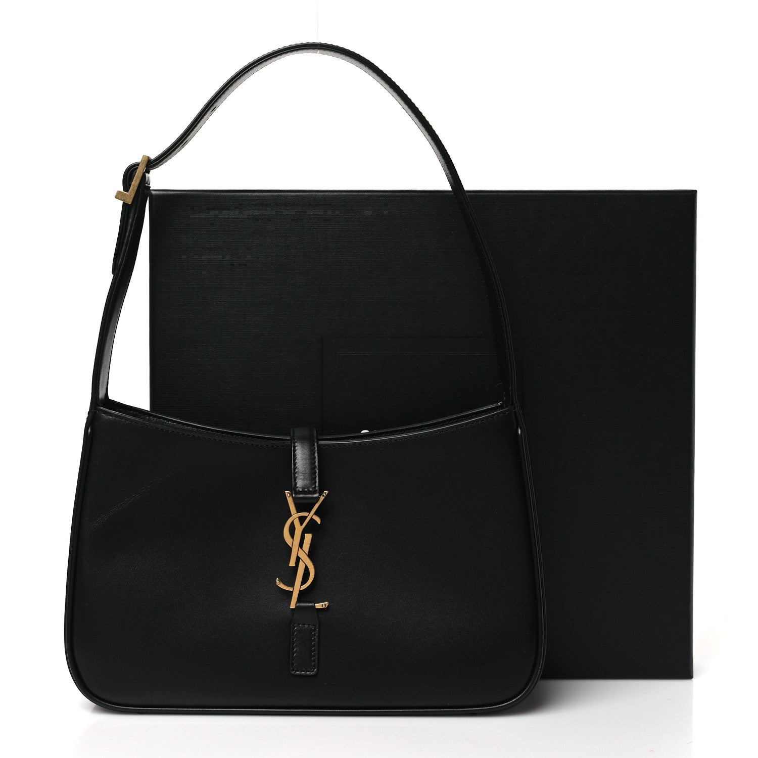 Saint Laurent Smooth Calfskin Le 5 A 7 Hobo Black 11 of 11