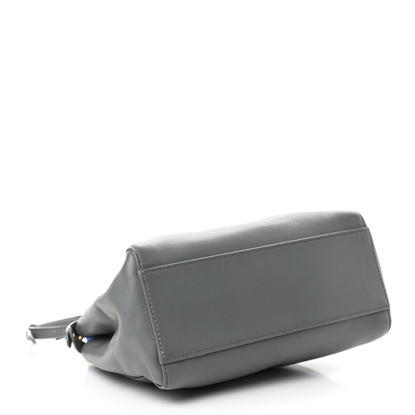 Nappa Colorblock Mini Peekaboo Iconic Satchel Grigio Chiaro Fragola Blue