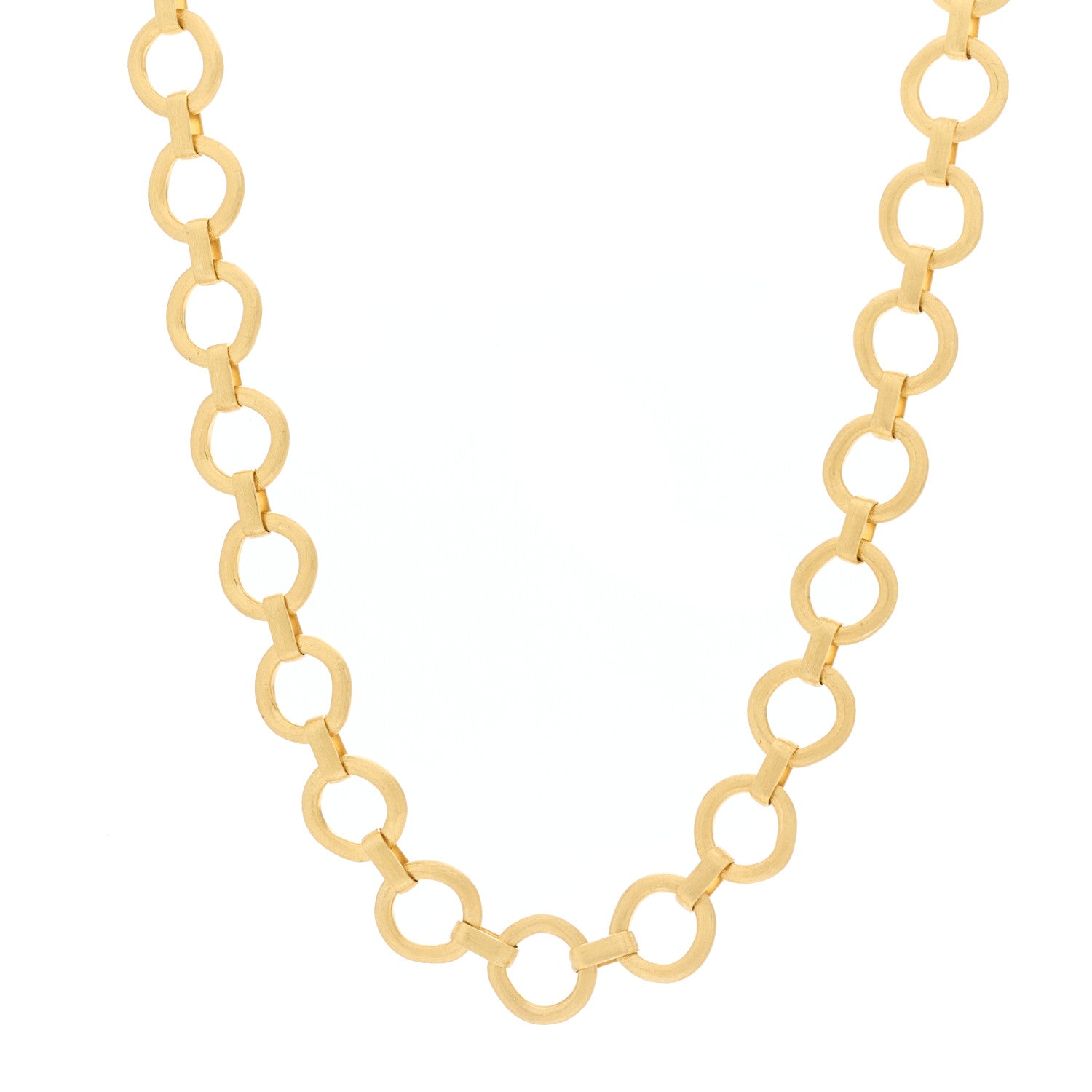Marco Bicego 18K Yellow Gold Jaipur Flat Link Necklace 1 of 6