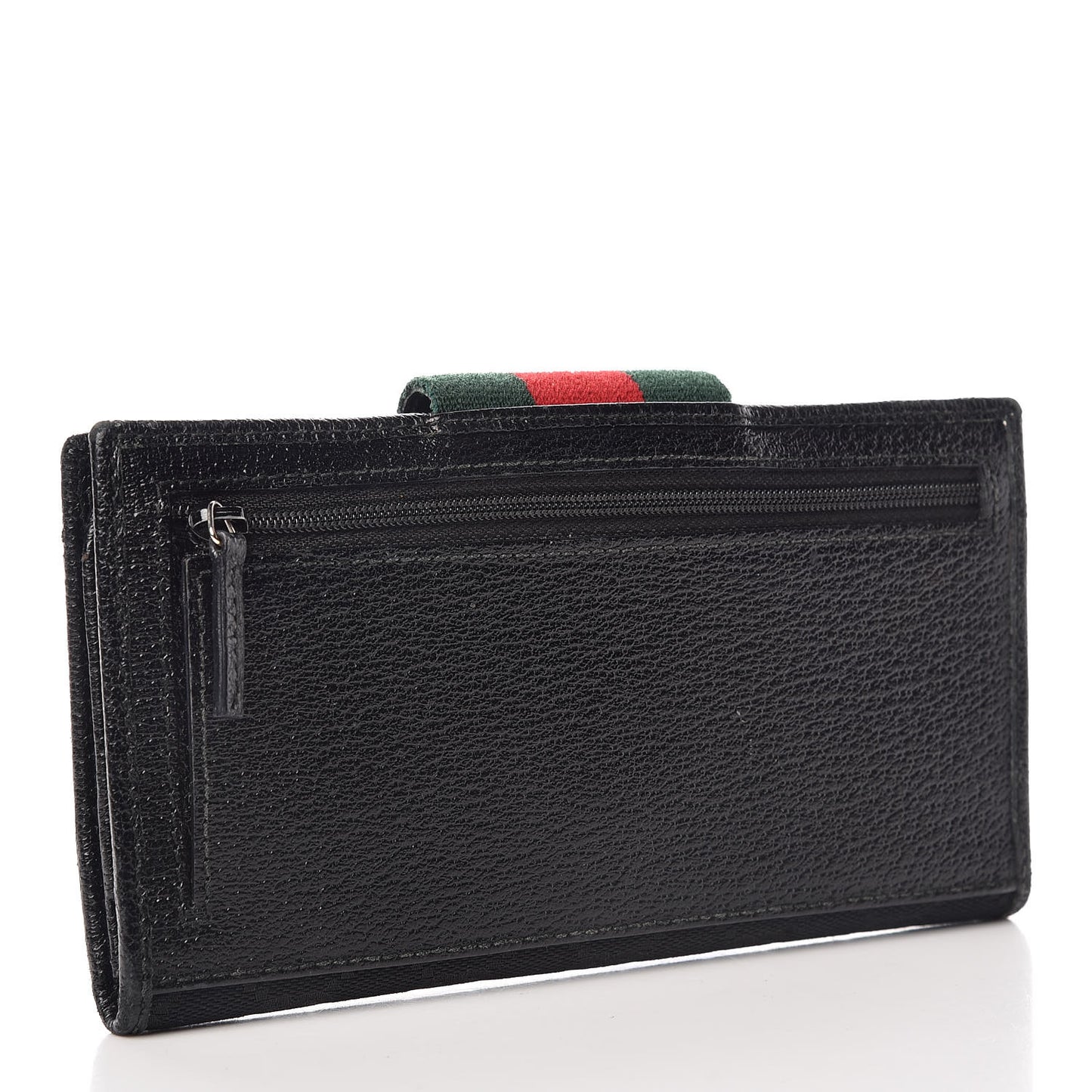 Monogram Ladies Web Continental Wallet Black