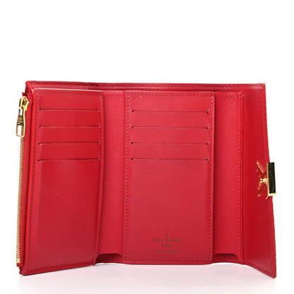 Louis Vuitton Taurillon Capucines Compact Wallet Rubis 5 of 7