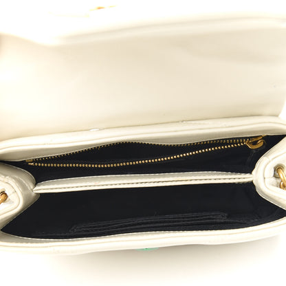 Saint Laurent Calfskin Y Quilted Monogram Toy Loulou Crossbody Bag Ivory 5 of 11