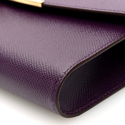Salvatore Ferragamo Hammered Calfskin Gancini Icona Mini Bag Blackberry 8 of 8