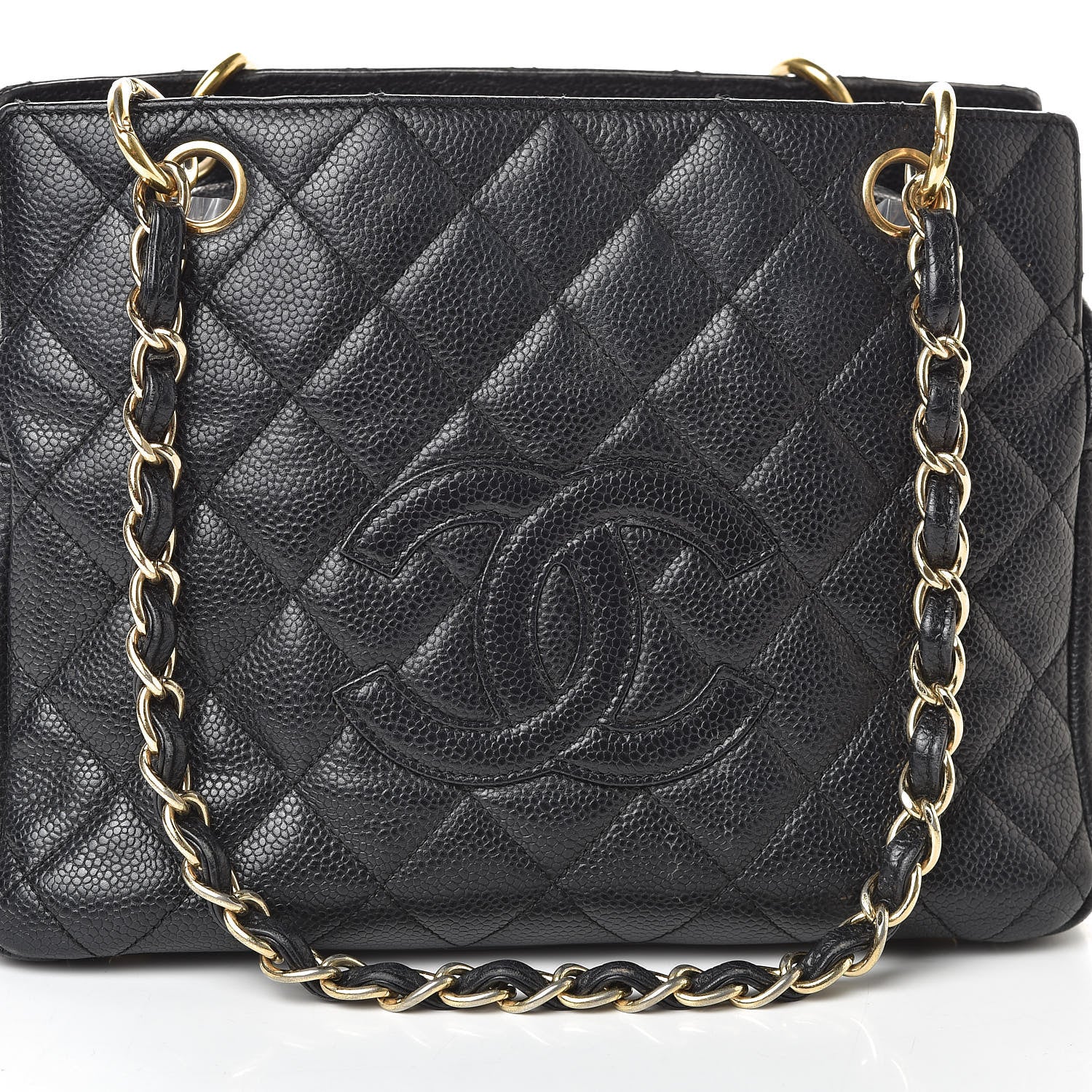 Chanel Caviar Quilted Petit Timeless Tote PTT Black 8 of 18