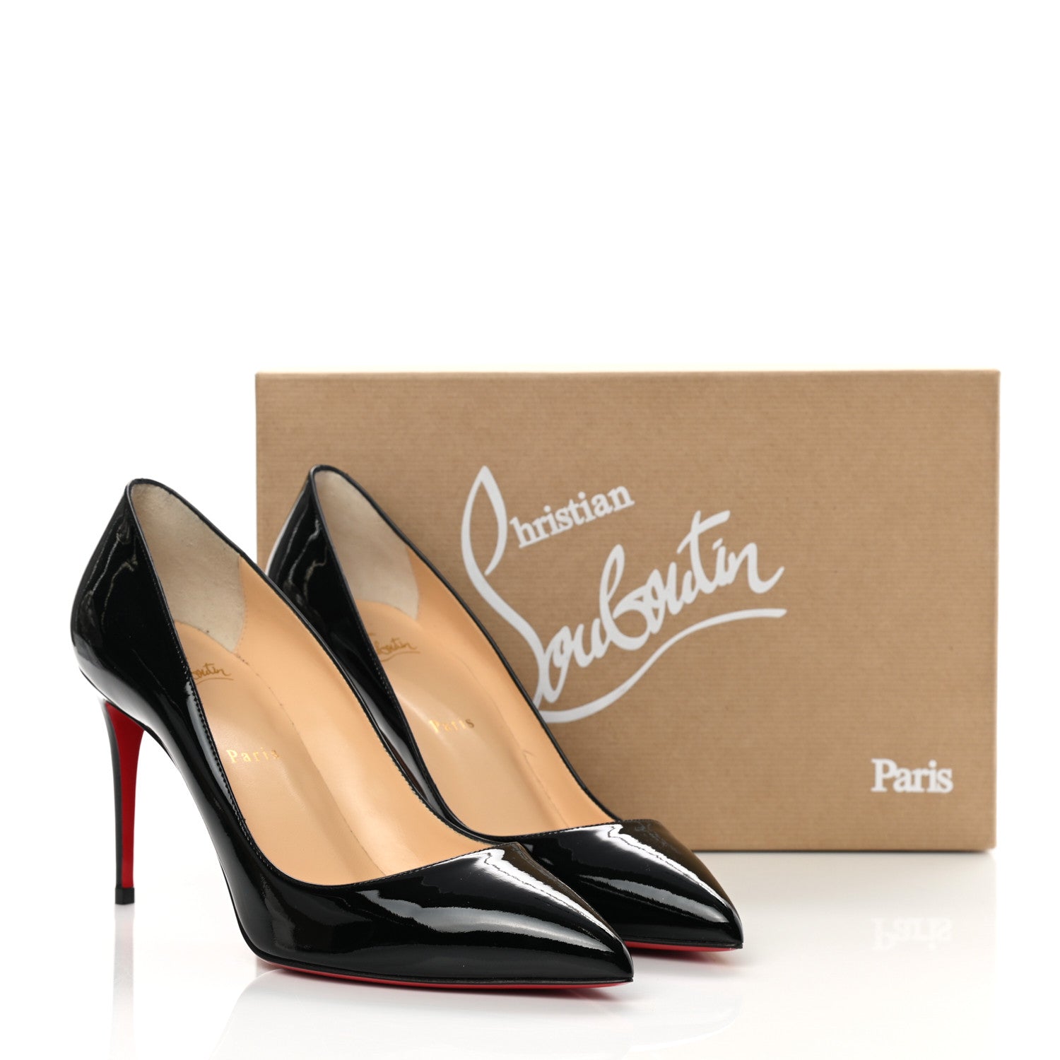 Christian Louboutin Patent Pigalle Follies 85 Pumps 40.5 Black 9 of 9