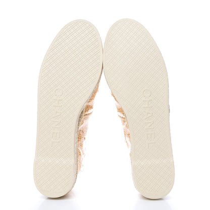 Chanel PVC Raffia CC Espadrilles 36 Beige 5 of 8