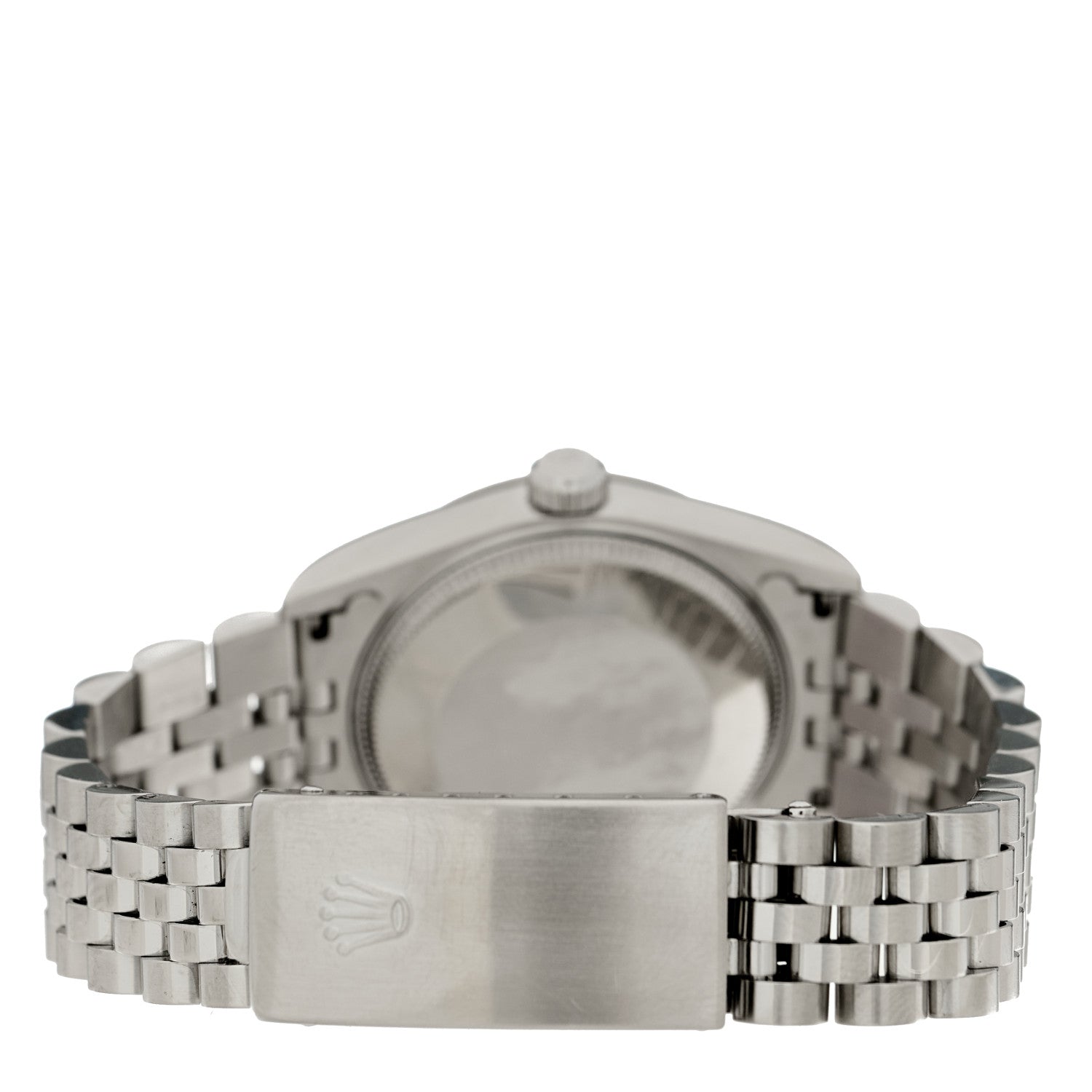 Rolex Stainless Steel 18K White Gold Diamond 31mm Oyster Perpetual Datejust Watch Silver Jubilee 78274 3 of 4