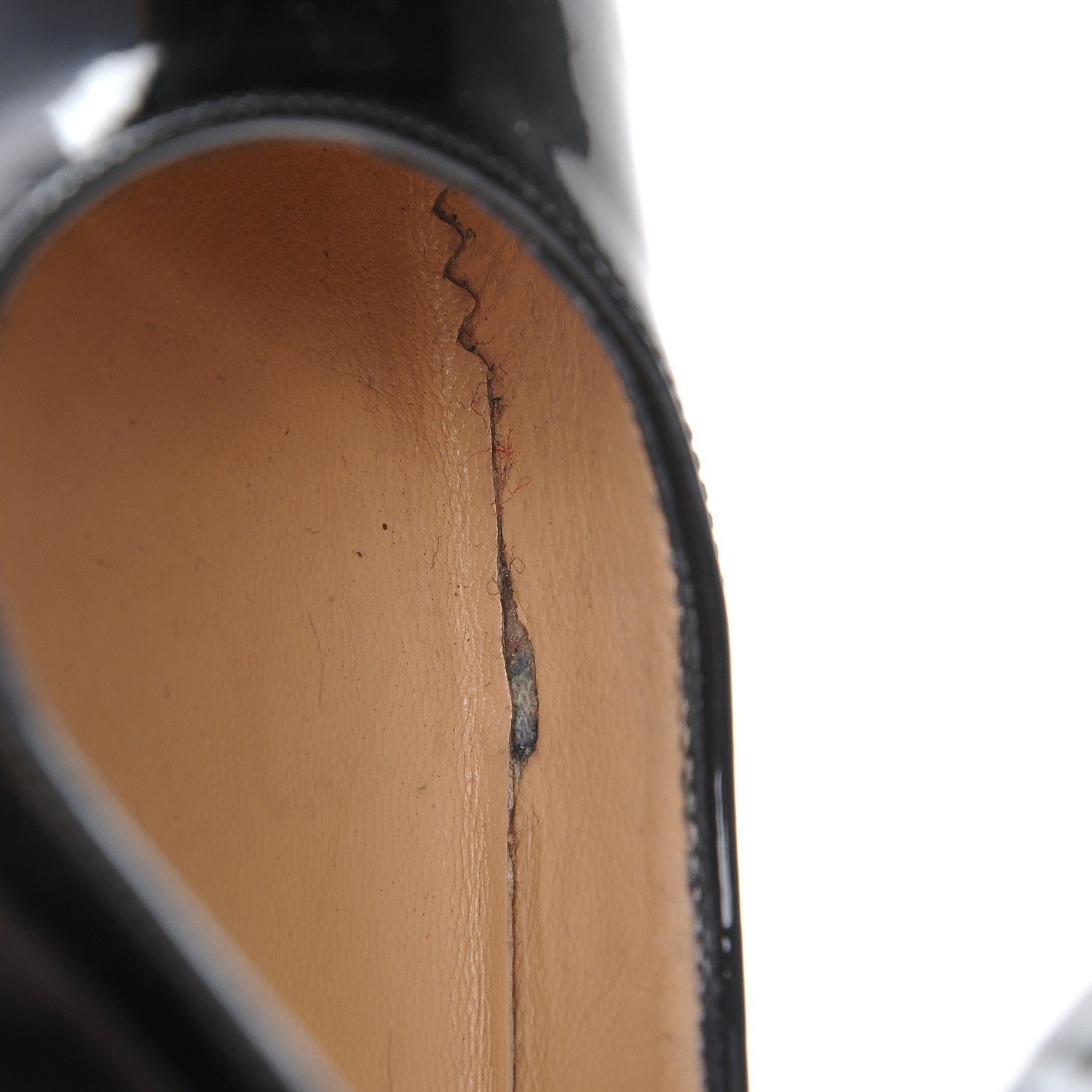 Christian Louboutin Patent Bibaba 85 Pumps 38 Black 4 of 14