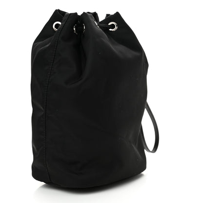 Prada Saffiano Tessuto Nylon Vela Bucket Wristlet Black 3 of 10