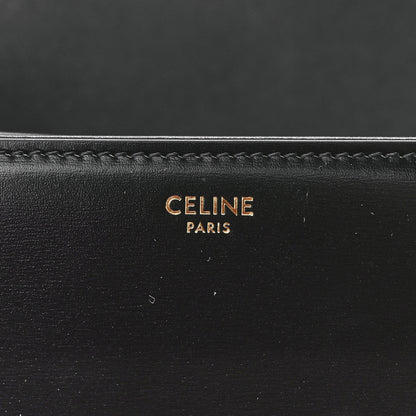 Celine Shiny Calfskin Medium Triomphe Black 7 of 11