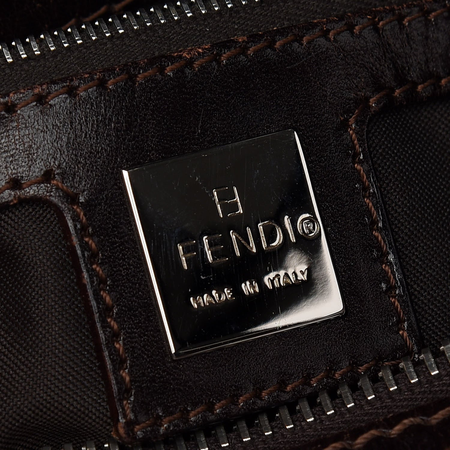 Fendi Zucca Boston Tobacco 7 of 9