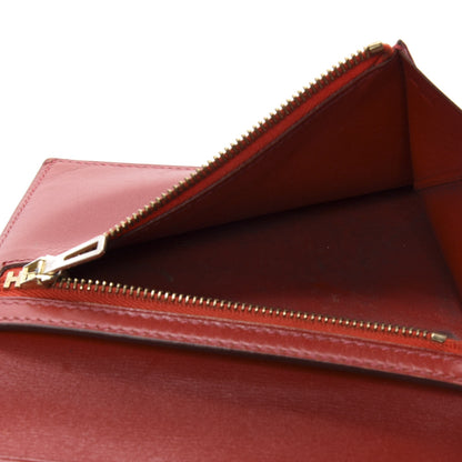 Hermes Box Bearn Compact Wallet Rouge Vif 9 of 9