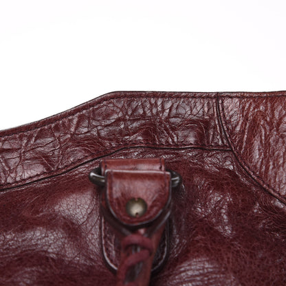 Balenciaga Agneau Classic Hardware City Dark Wine 17 of 18