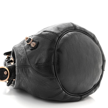 Balenciaga Agneau Giant 12 Rose Gold Hardware Mini Pompon Black 10 of 11