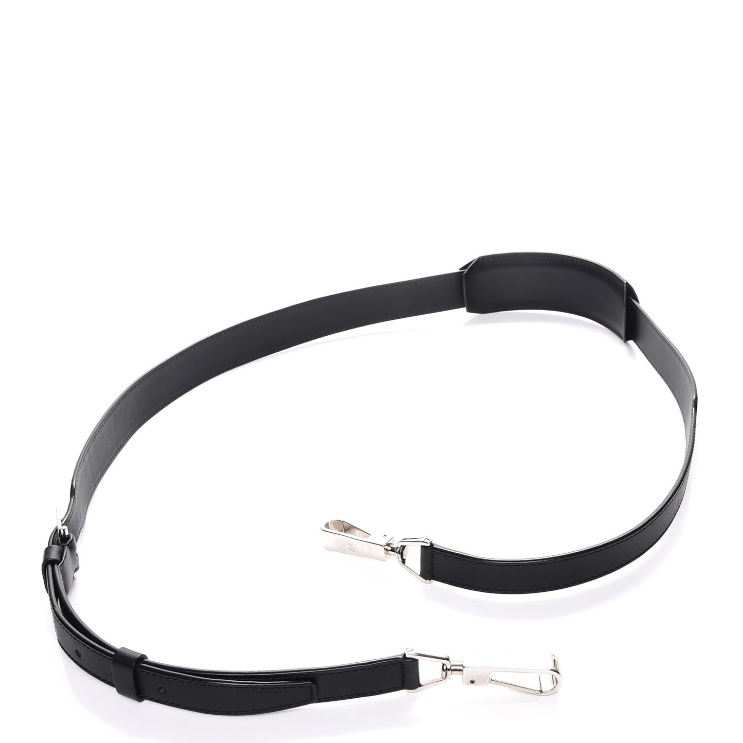 Calfskin Adjustable Shoulder Strap Black