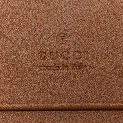 Gucci New Denim GG Monogram Emblem Mini Wallet Blue Tea Cuir Epilog 6 of 8