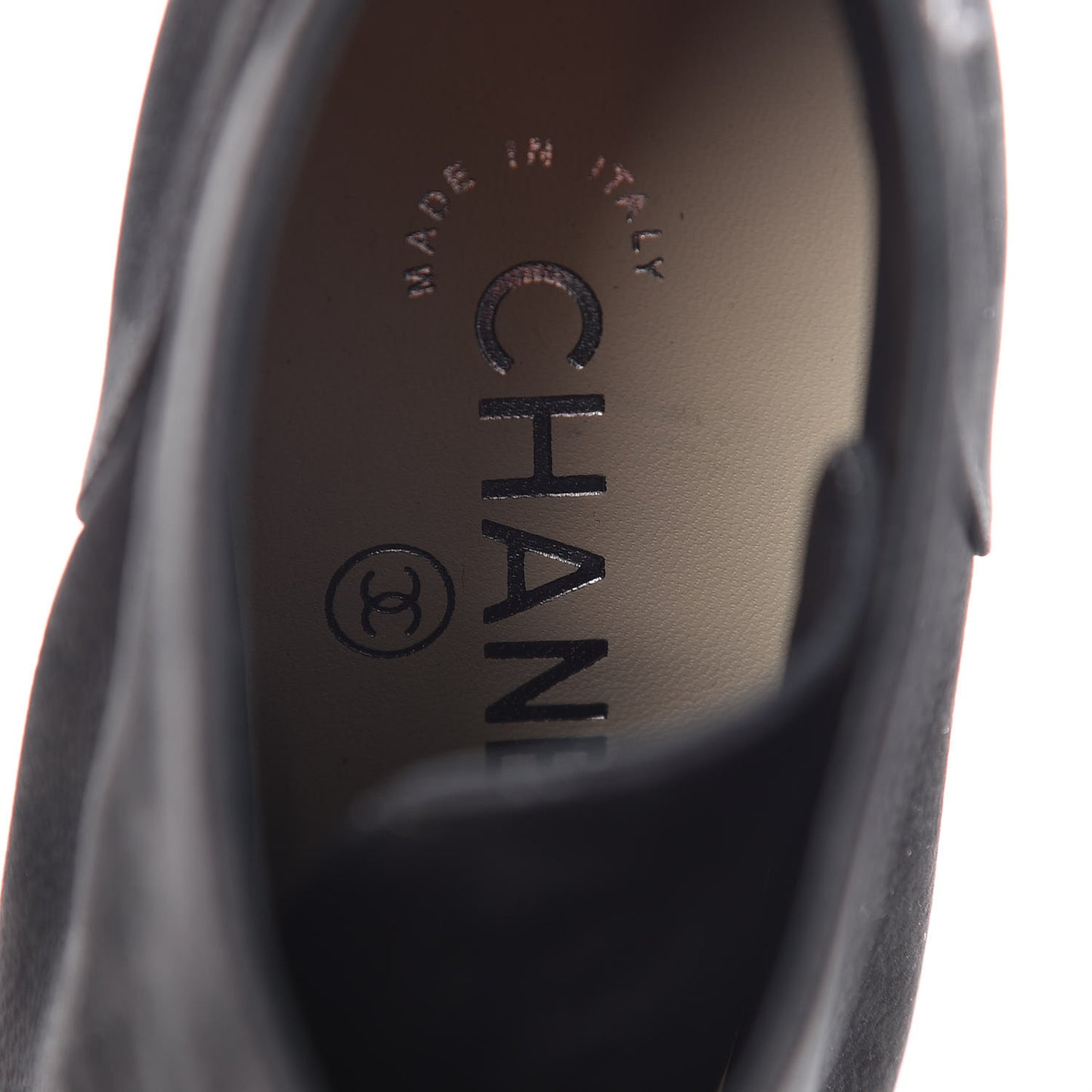 Suede Calfskin Lace Up Short Boots 35.5 Black