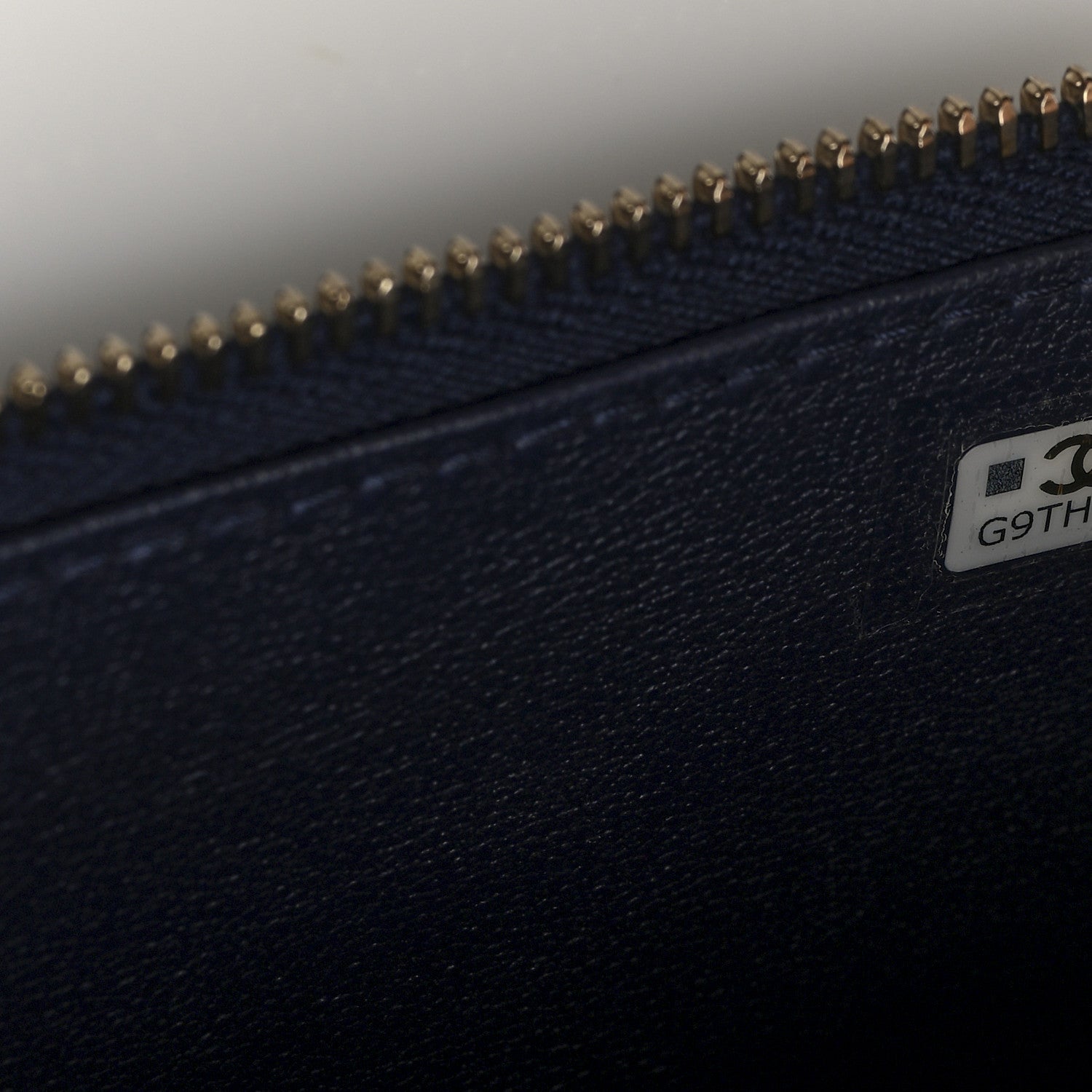 Chanel Lambskin Quilted Small Charming Top Handle Vanity Case With Chain Navy Blue 7 of 11