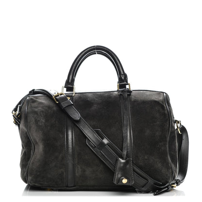 Louis Vuitton Suede Calfskin SC Bag MM Asphalt 1 of 9