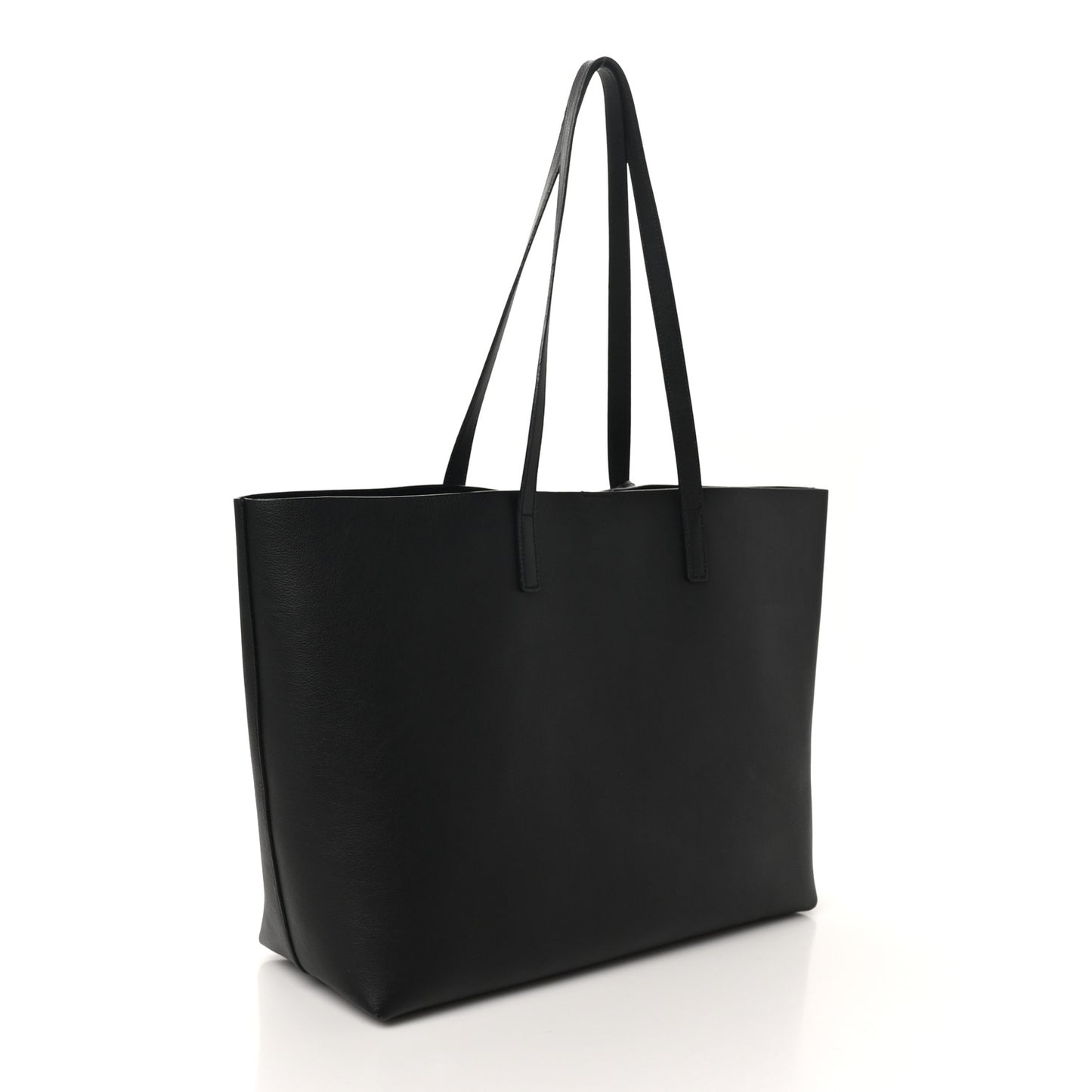 Calfskin Large Shopping Tote Black