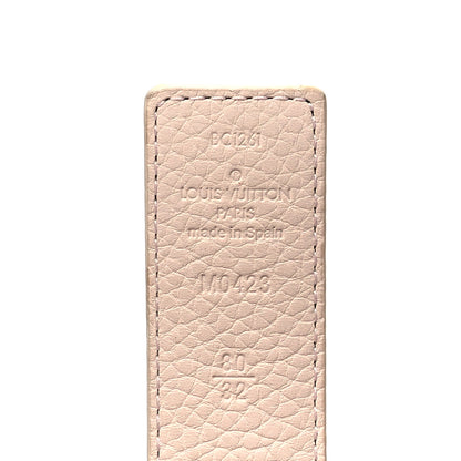 Louis Vuitton Calfskin Monogram 30mm LV Initiales Reversible Belt 80 32 Rose Ballerine 4 of 7