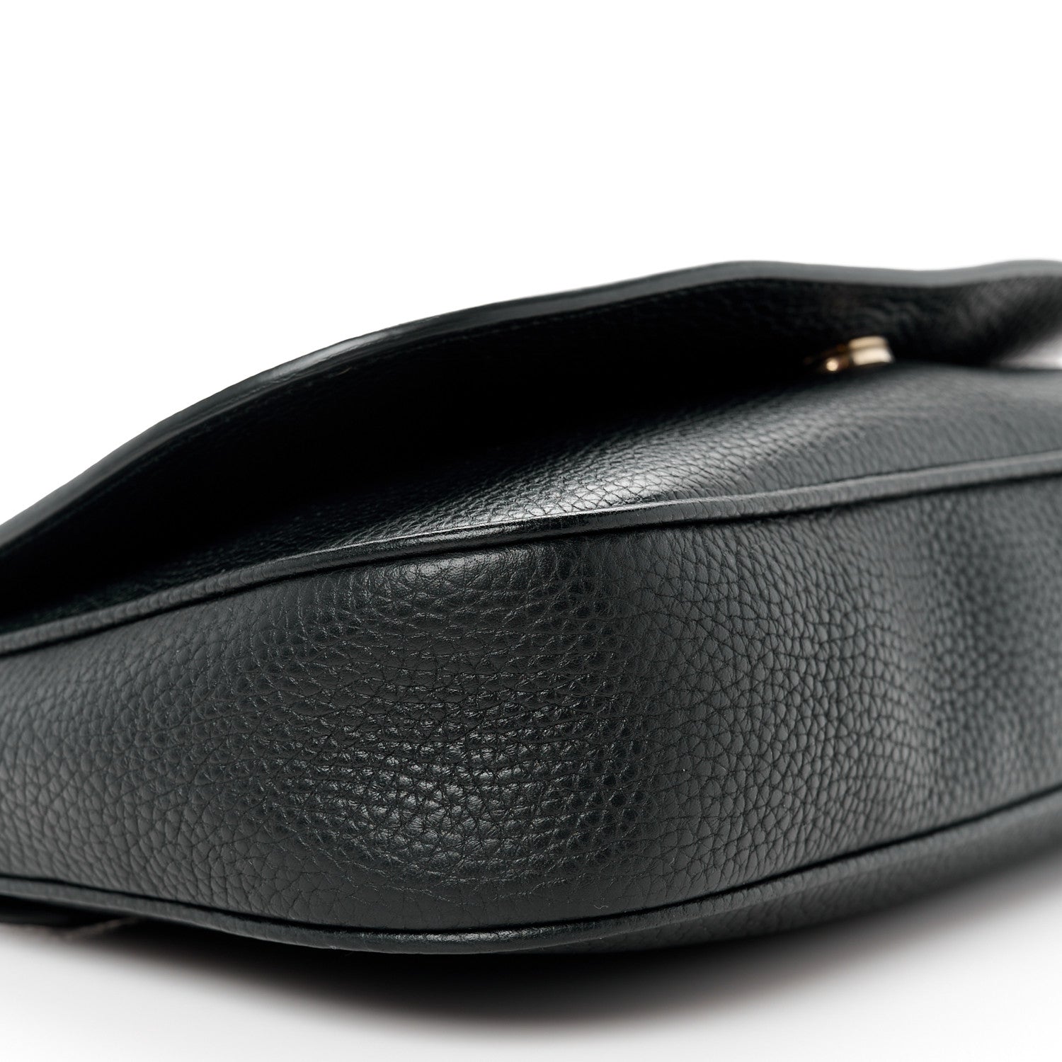 Gucci Pebbled Calfskin Medium Soho Flap Crossbody Black 10 of 11